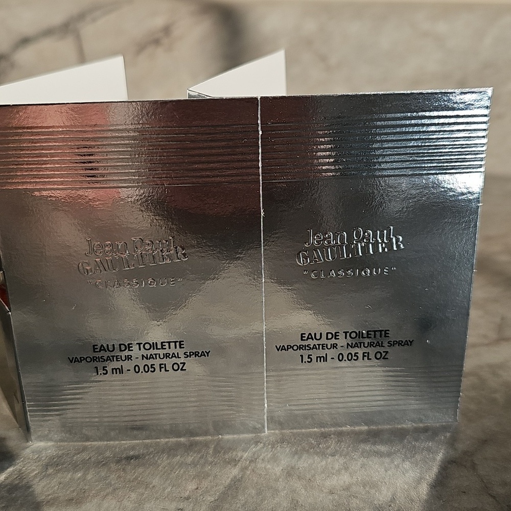 Jean Paul Gaultier “classique” (two) .05 fl oz perfume samples - Picture 3 of 3
